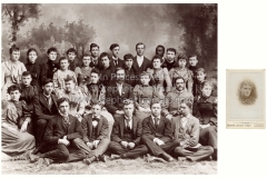 Pearl Bryan High School class photo (the source of the portrait used as souvenirs after her death)