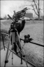 Pinhole Process 1 - Exposing Film (photographing gorilla)