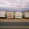 Abandoned RVs at Sunrise
